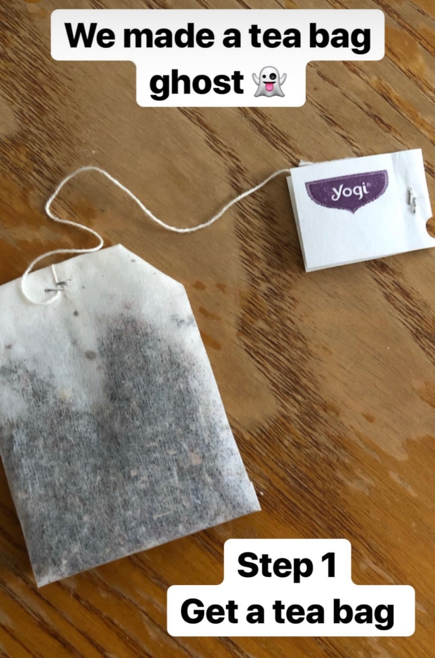 How to Turn a Tea Bag into a Floating Ghost